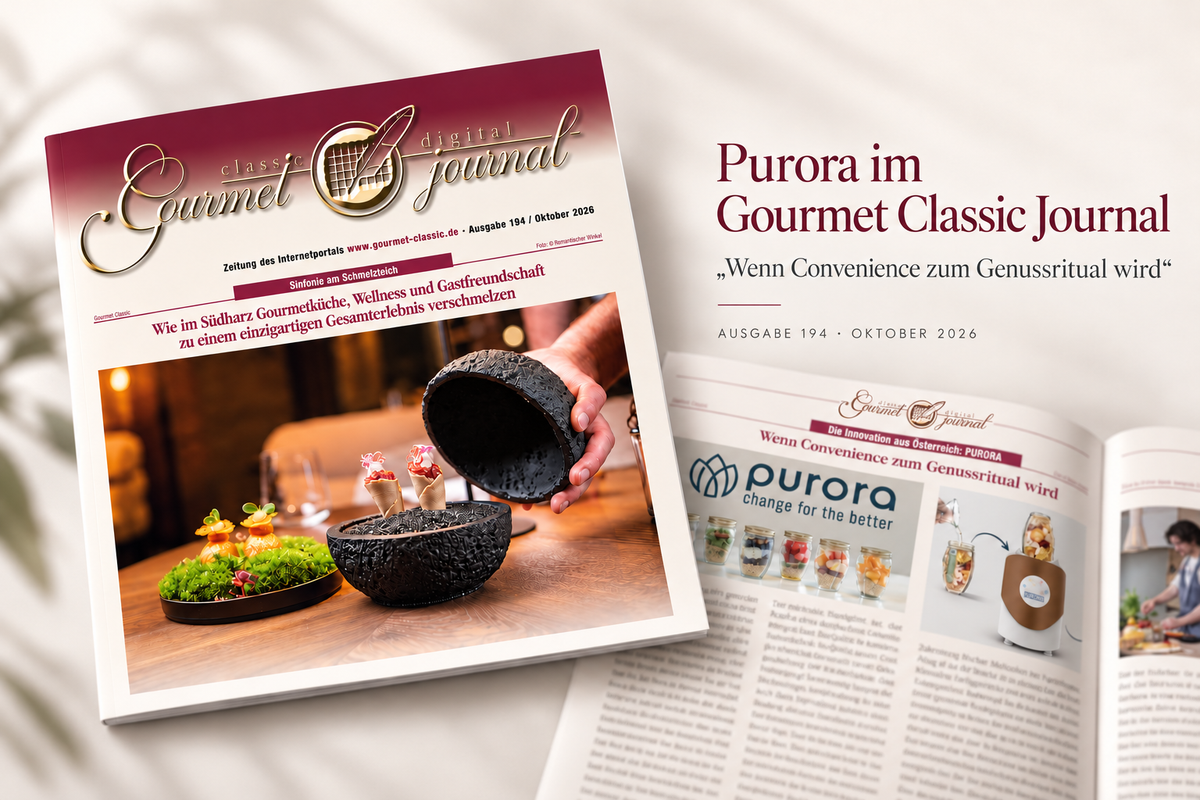 Purora im Gourmet Classic Journal: Wenn Convenience zum Genussritual wird