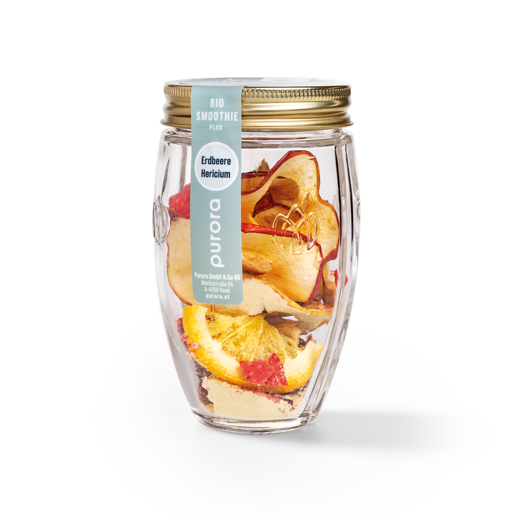 DTX SMOOTHIE PLUS - Erdbeere, Orange, Hericium
