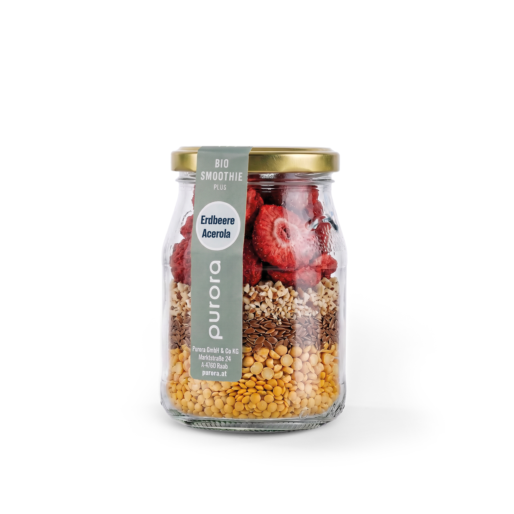 SMOOTHIE PLUS - Erdbeere, Acerola, Hericium