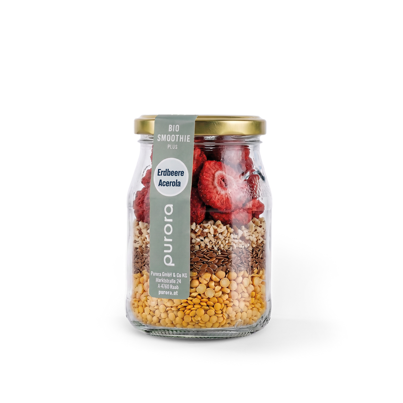 SMOOTHIE PLUS - Erdbeere, Acerola, Hericium