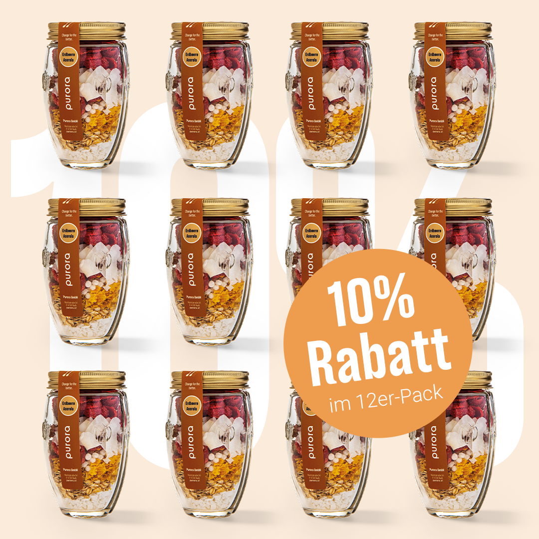 PORRIDGE PLUS - Erdbeere, Kokos, Acerola