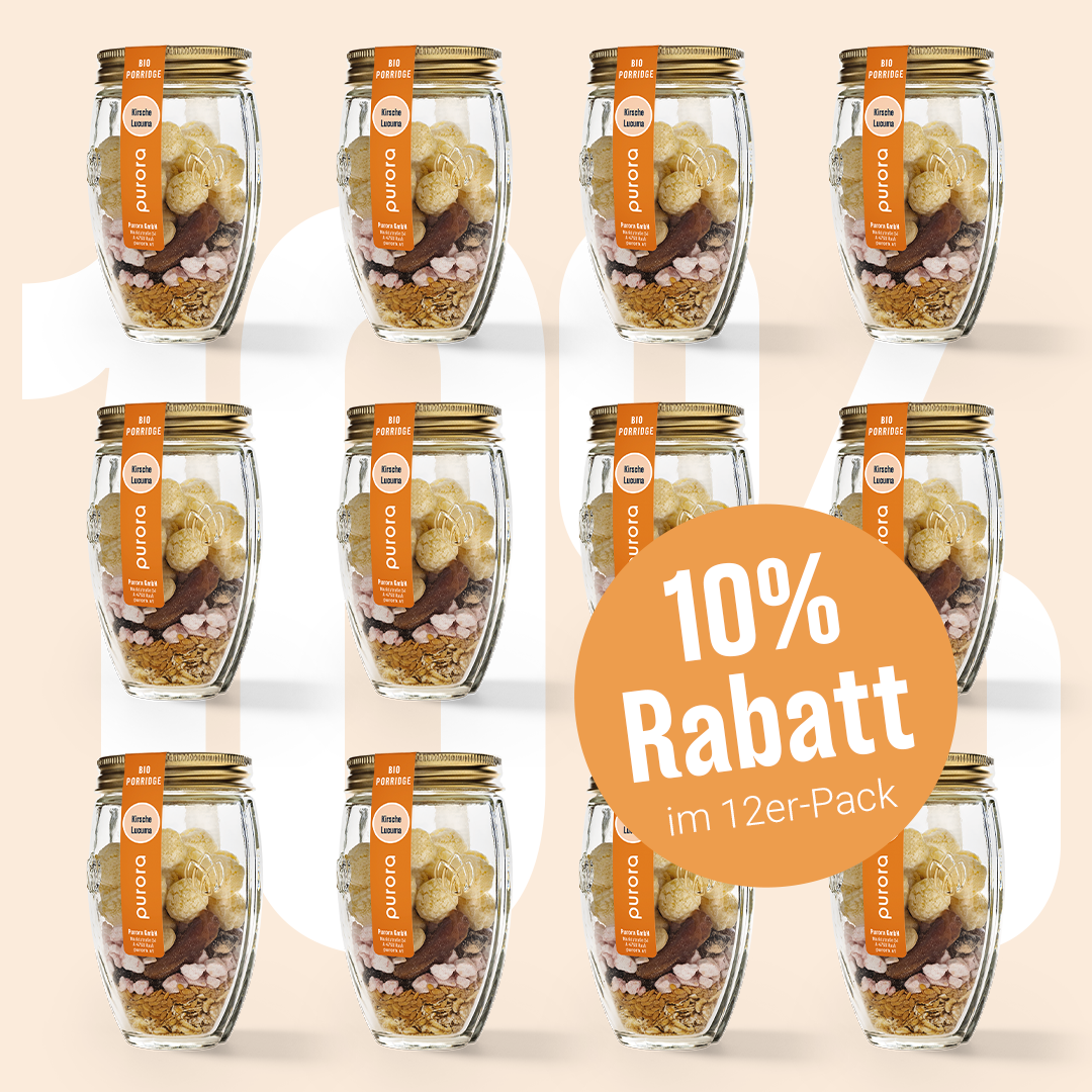 PORRIDGE PLUS - Kirsche, Cashew, Lucuma