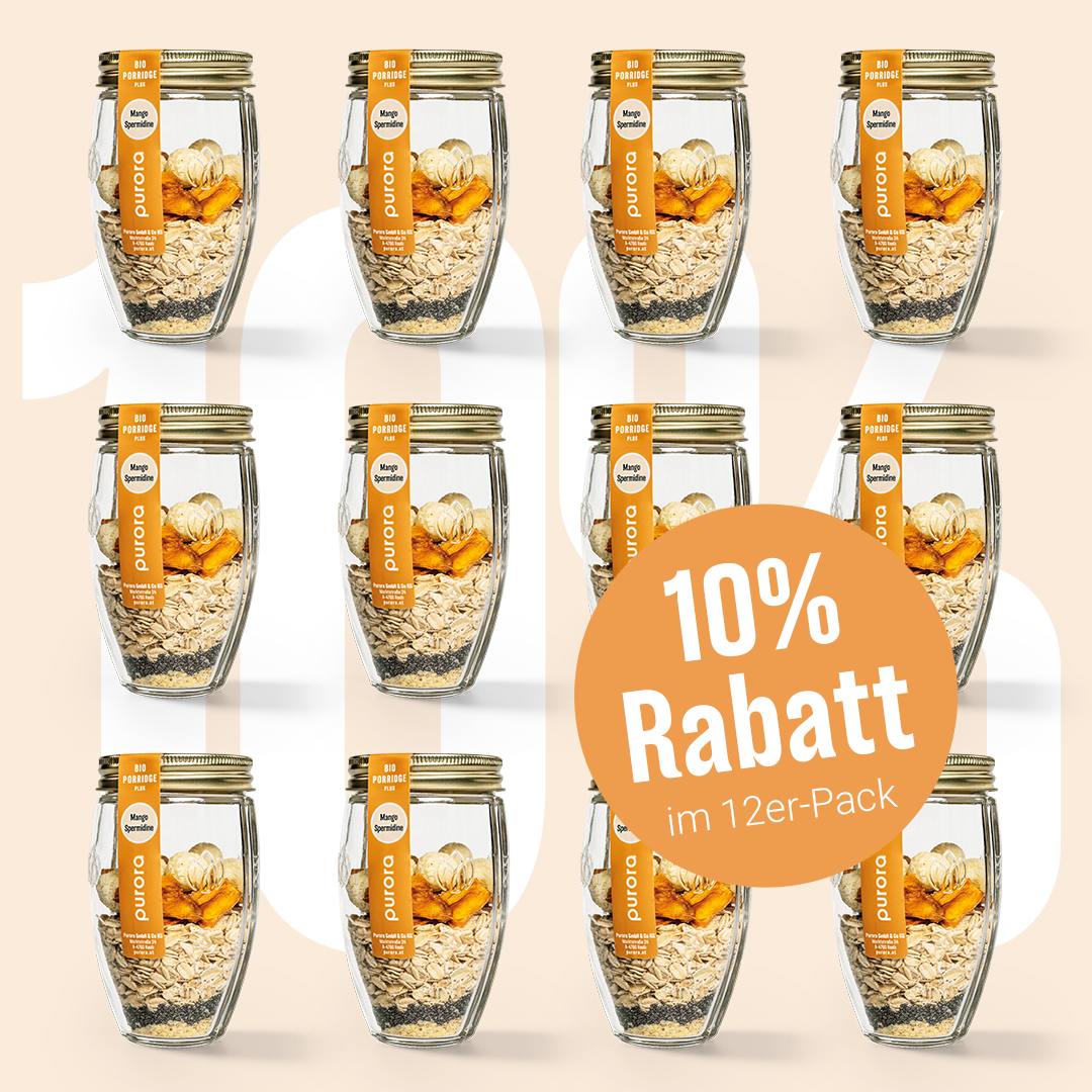 PORRIDGE PLUS - Mango, Mohn, Spermidine