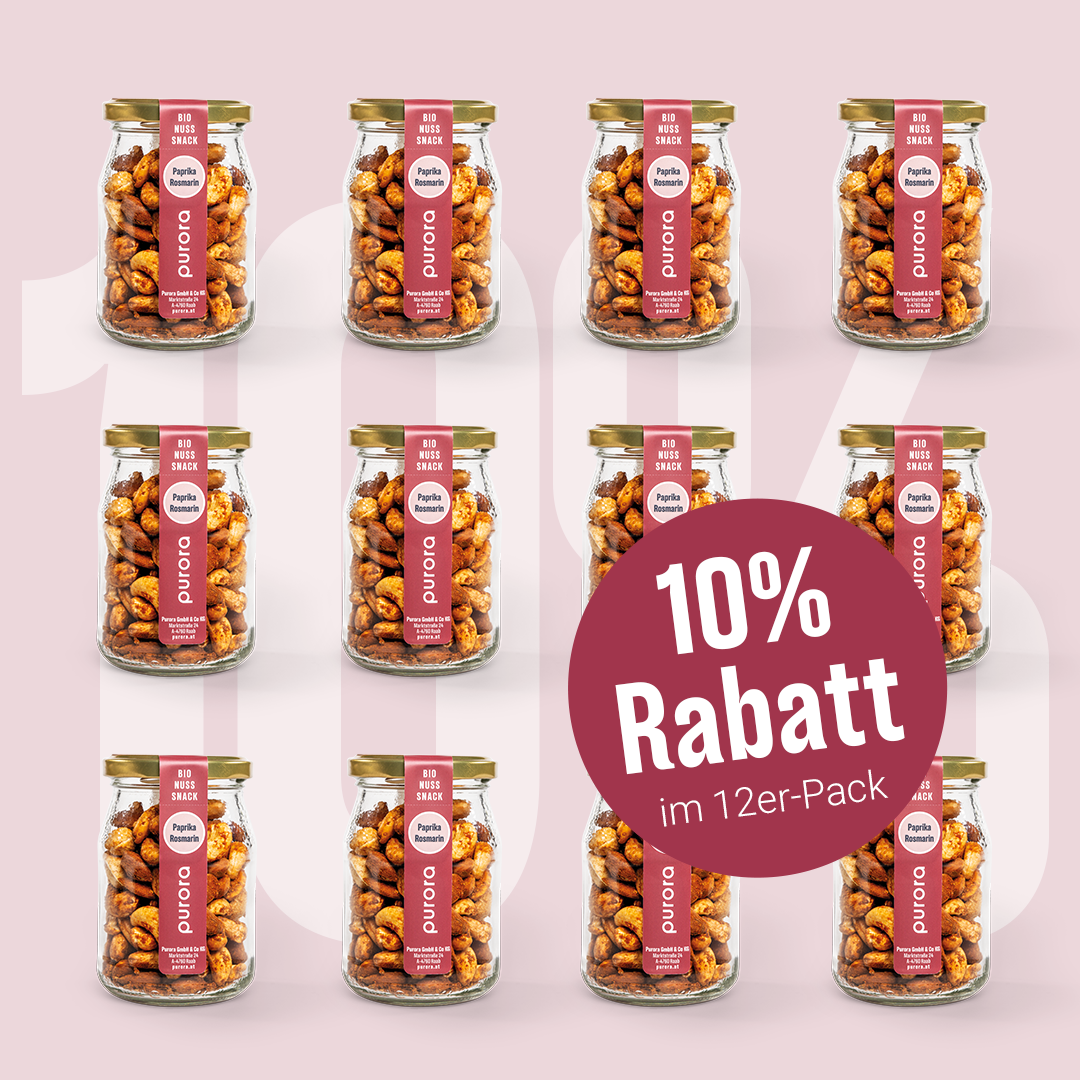 NUSS SNACK - Paprika geräuchert & Rosmarin