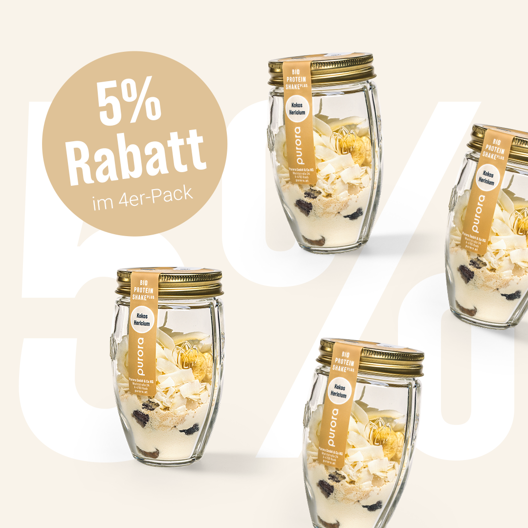 PROTEIN SHAKE PLUS - Kokos, Cashew, Hericium