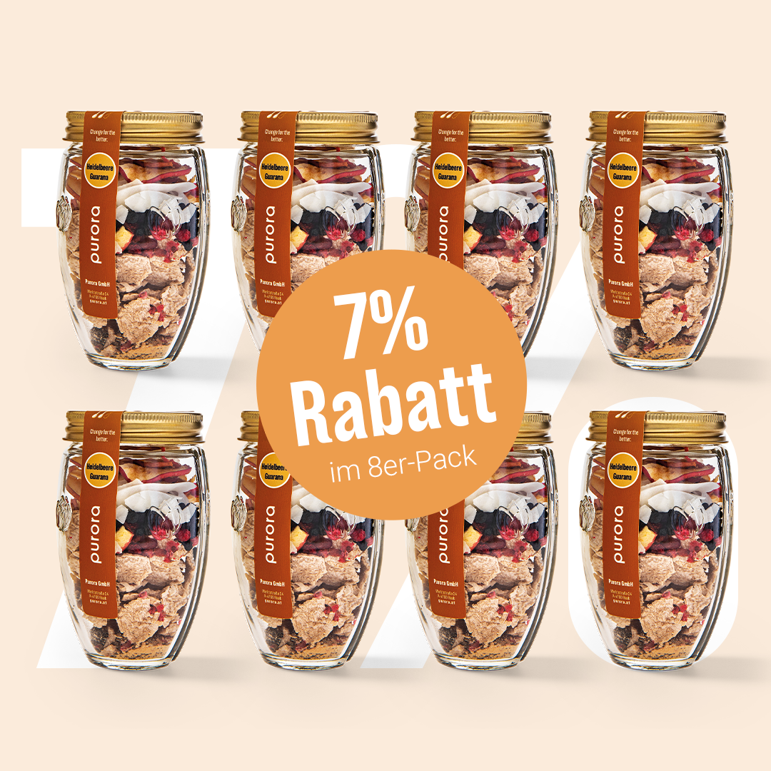 PORRIDGE PLUS - Wildheidelbeere, Apfel, Guarana