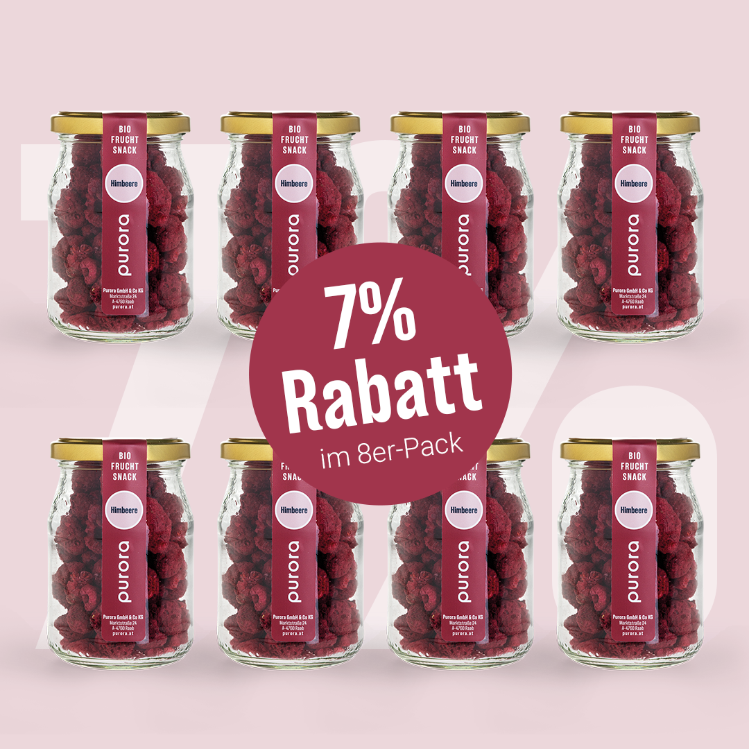 FRUCHT SNACK - Himbeere handselektiert