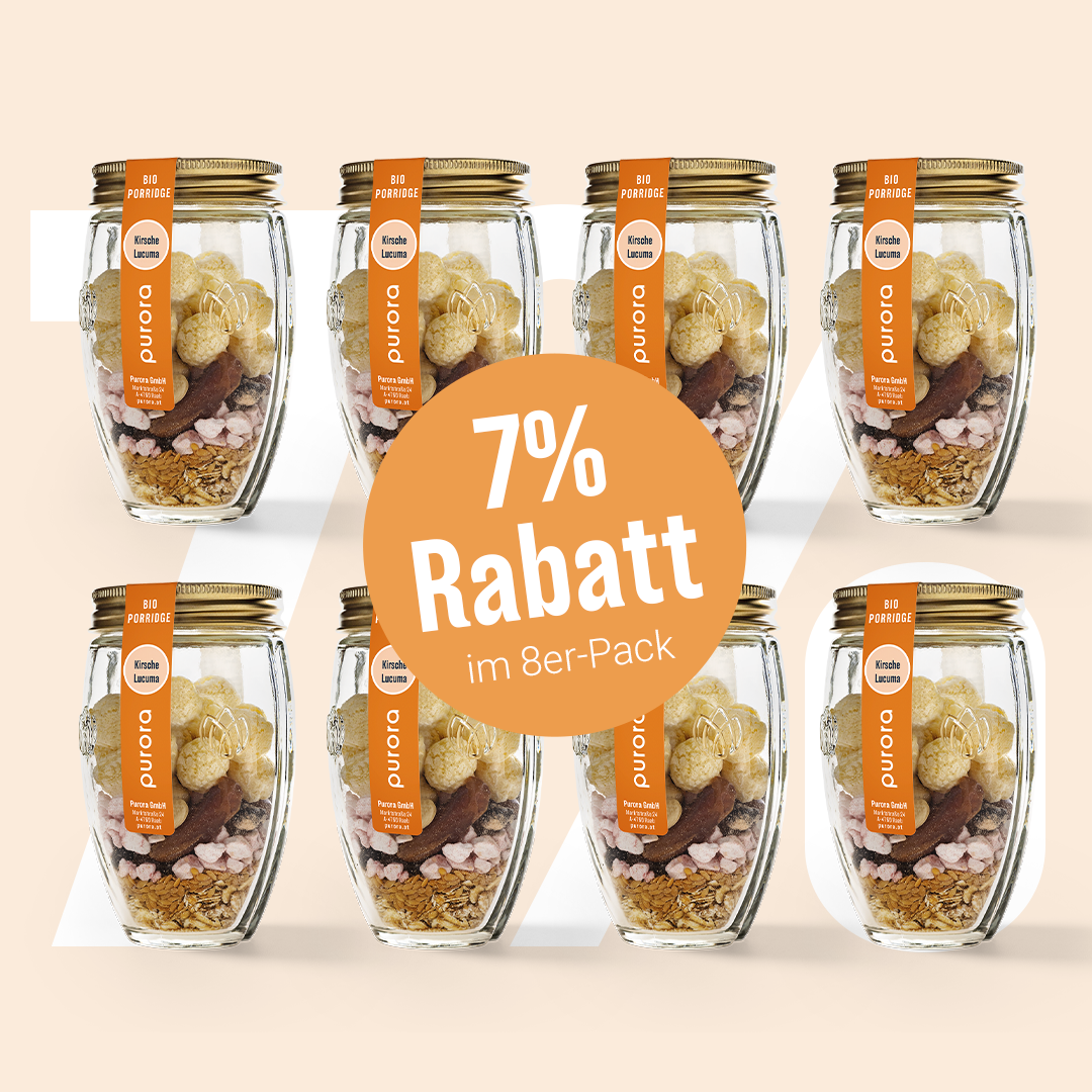 PORRIDGE PLUS - Kirsche, Cashew, Lucuma