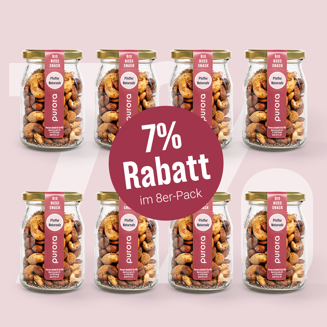 NUSS SNACK - Pfeffer & Natursalz