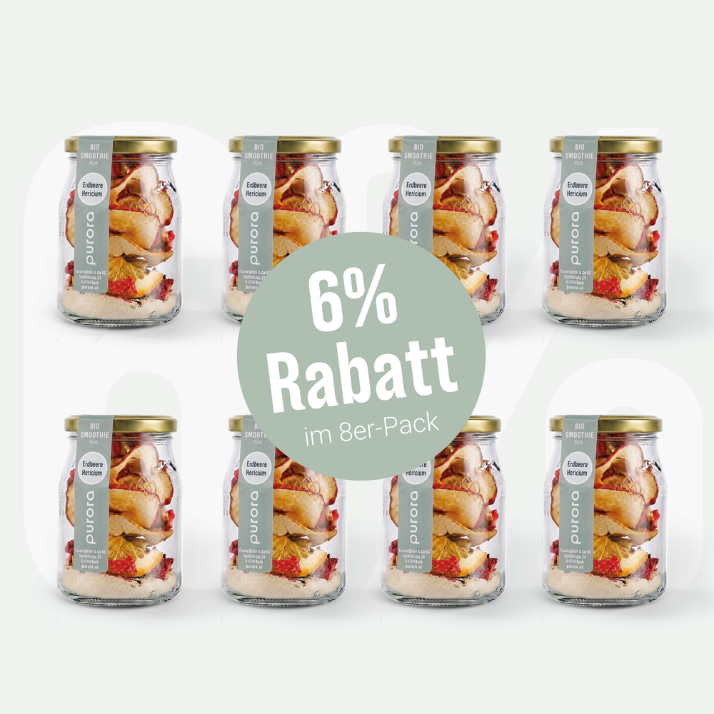 DTX SMOOTHIE PLUS - Erdbeere, Orange, Hericium