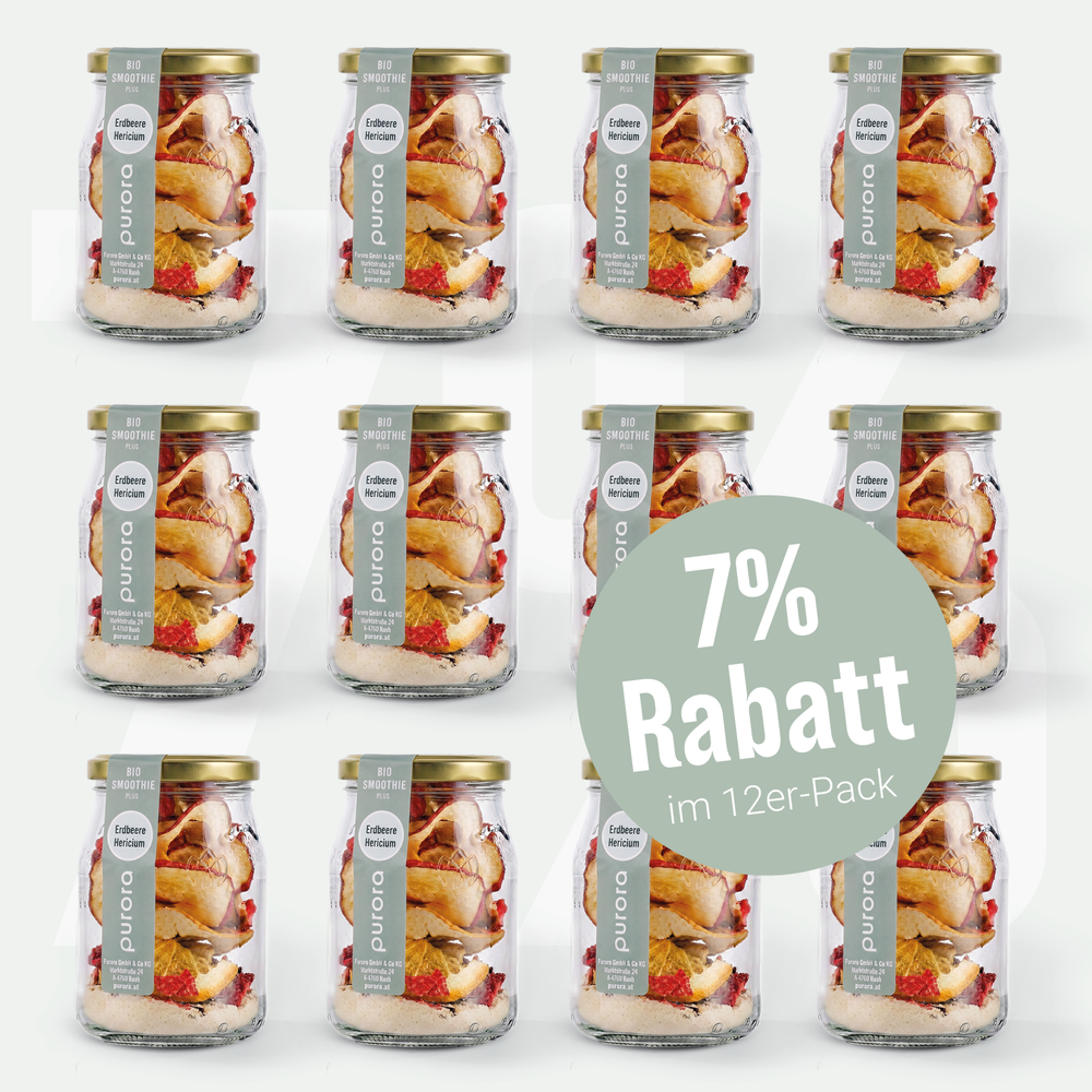 DTX SMOOTHIE PLUS - Erdbeere, Orange, Hericium