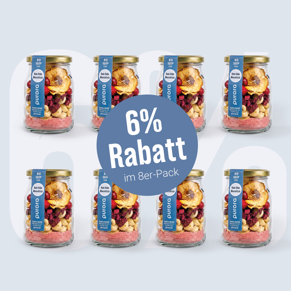 SOUP PLUS - Rote Rübe, Apfel, Meerrettich