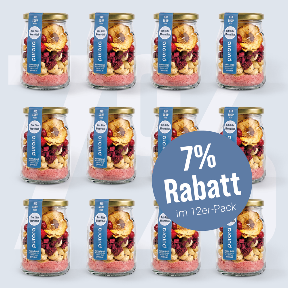 SOUP PLUS - Rote Rübe, Apfel, Meerrettich