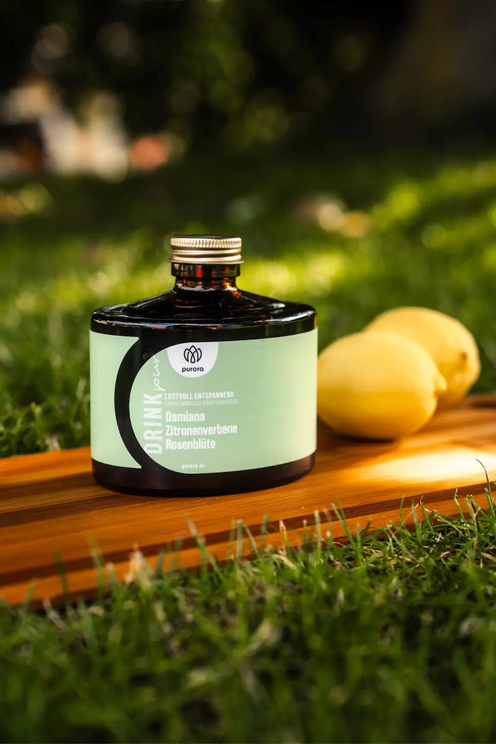 Bio Sirup - Damiana, Zitronenverbene, Rosenblüte