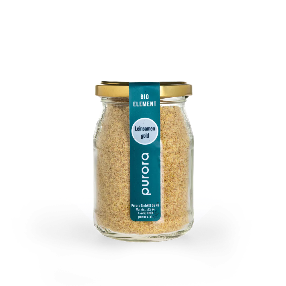 ELEMENT - Leinsamen gold gerieben und gekeimt