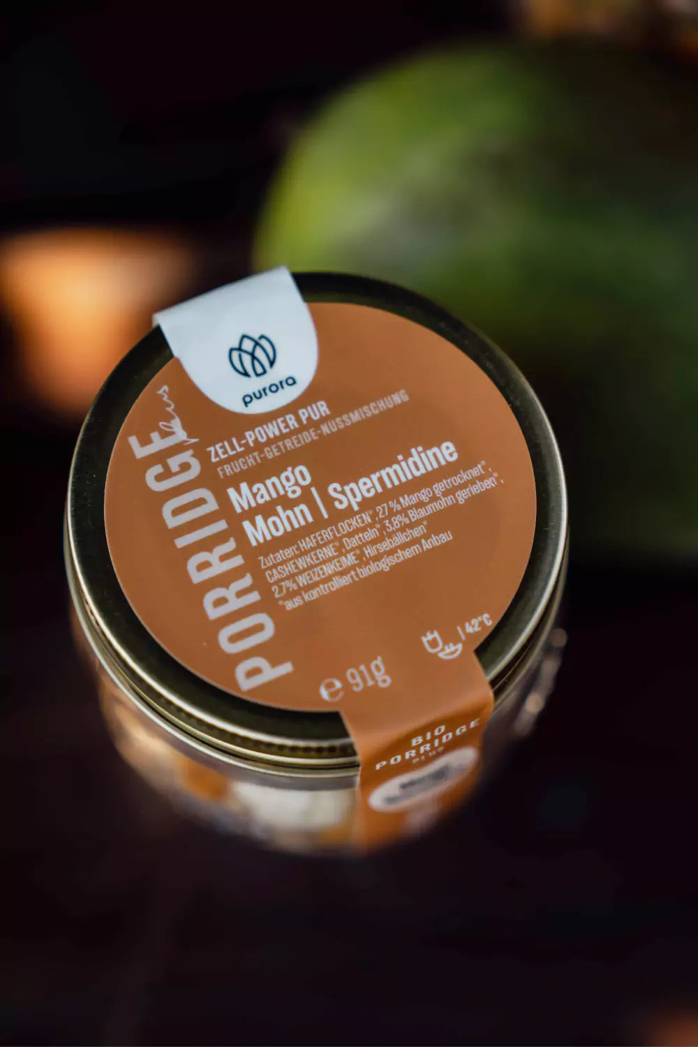 PORRIDGE PLUS - Mango, Mohn, Spermidine