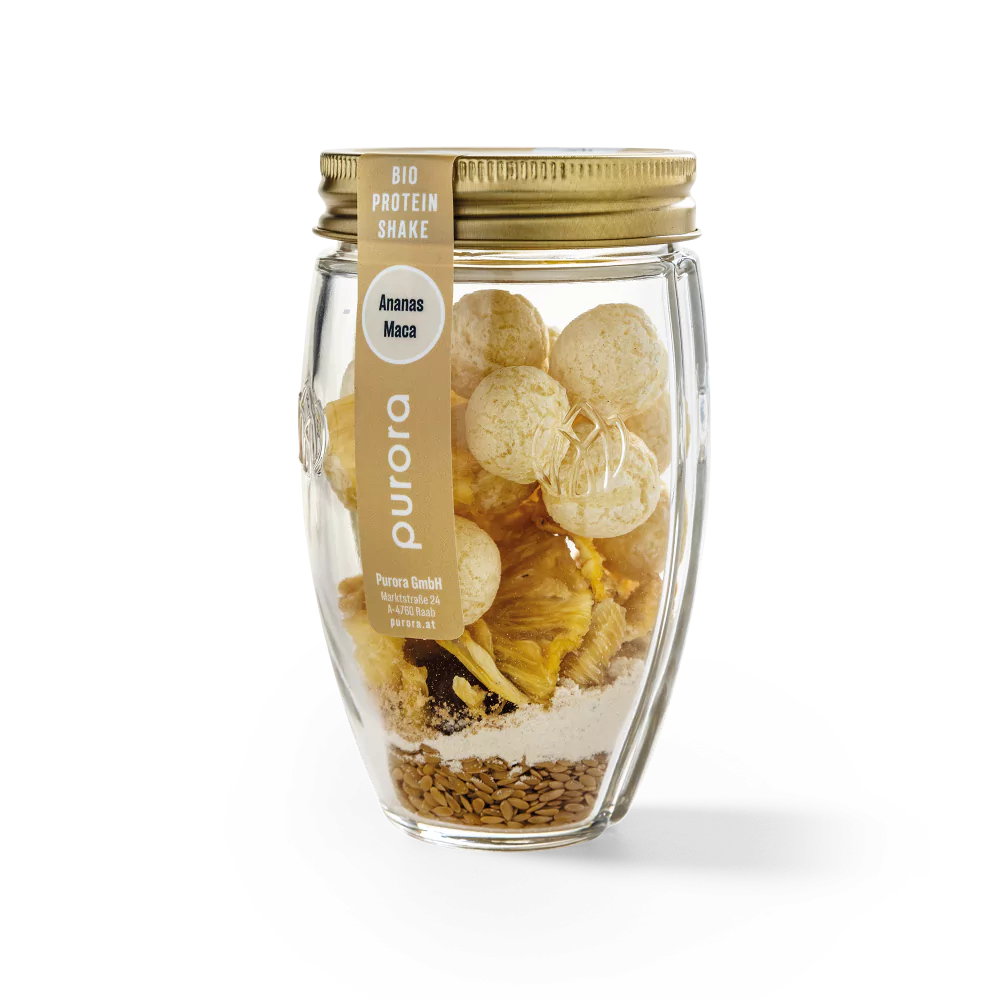 AKTION | PROTEIN SHAKE PLUS - Ananas, Leinsamen, Maca