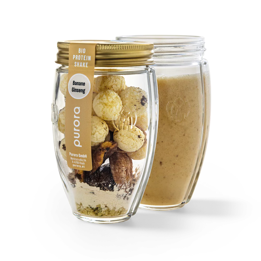 AKTION | PROTEIN SHAKE PLUS - Banane, Vanille, Ginseng
