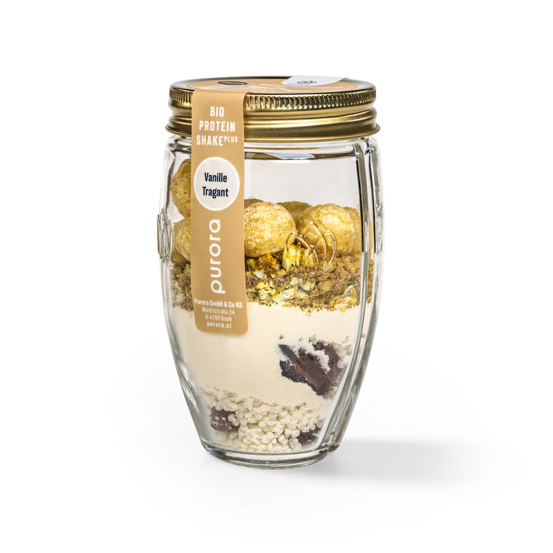 PROTEIN SHAKE PLUS - Bourbon Vanille, Tragant