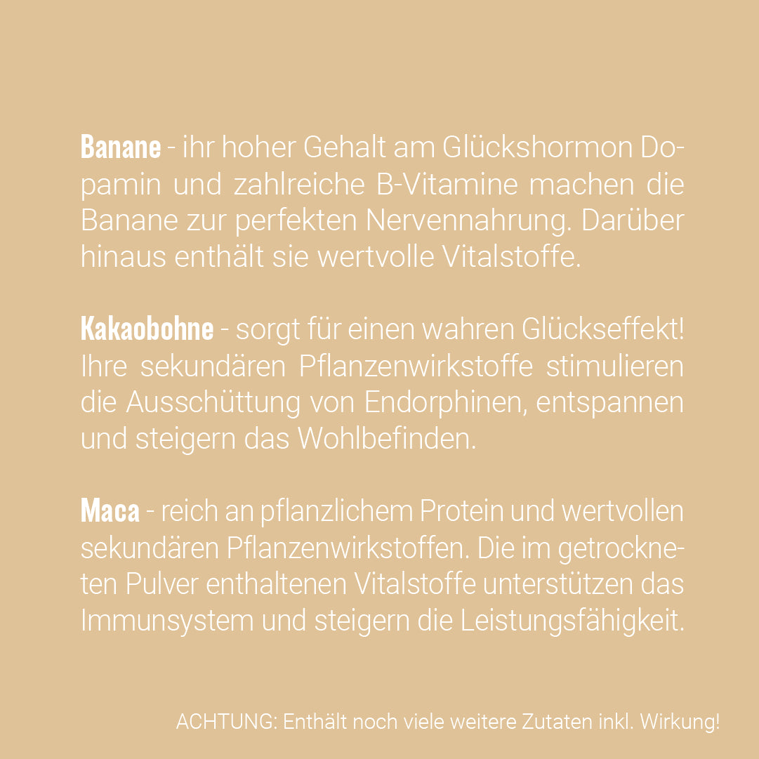 PROTEIN SHAKE PLUS - Banane, Schoko, Maca