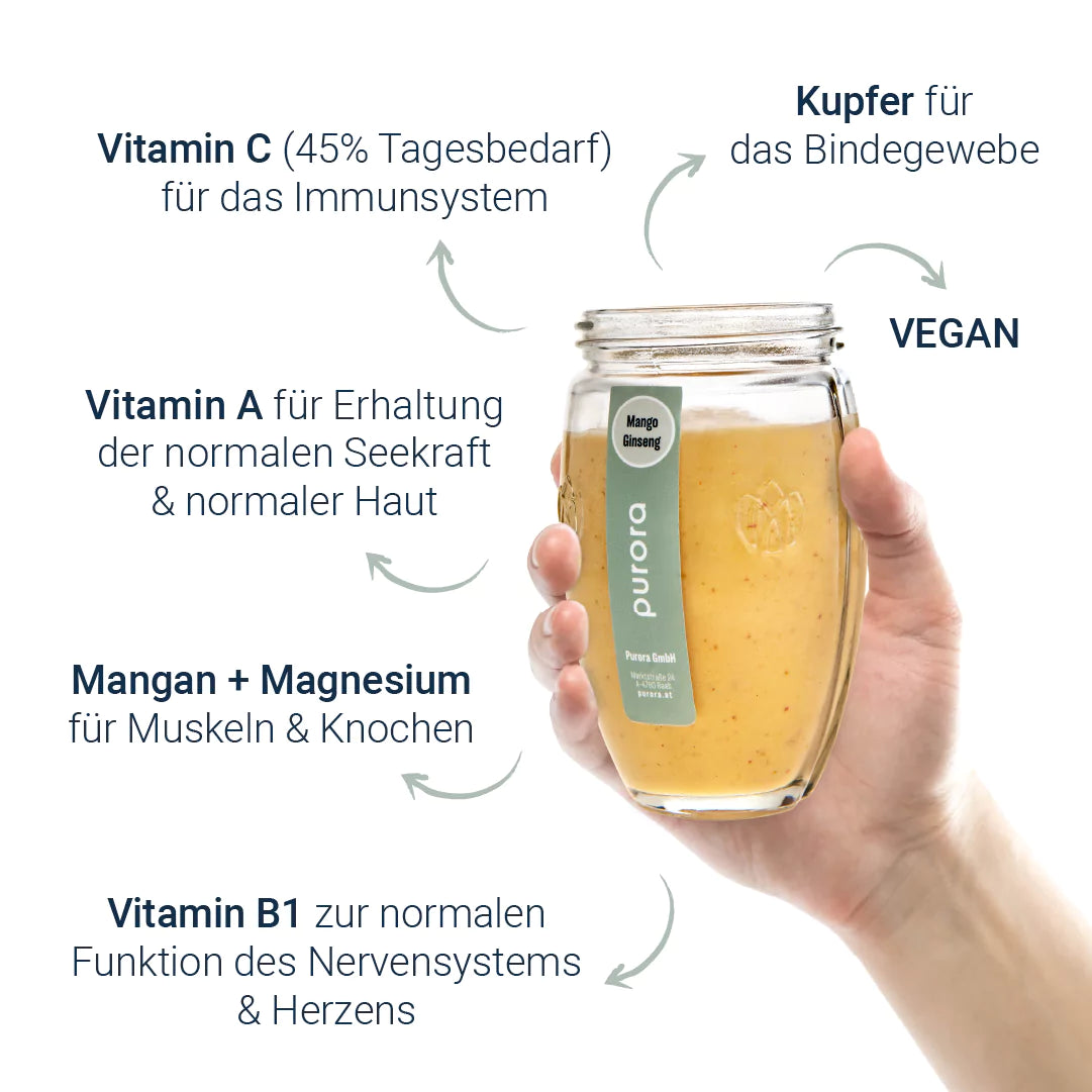 SMOOTHIE PLUS - Mango, Kokos, Ginseng