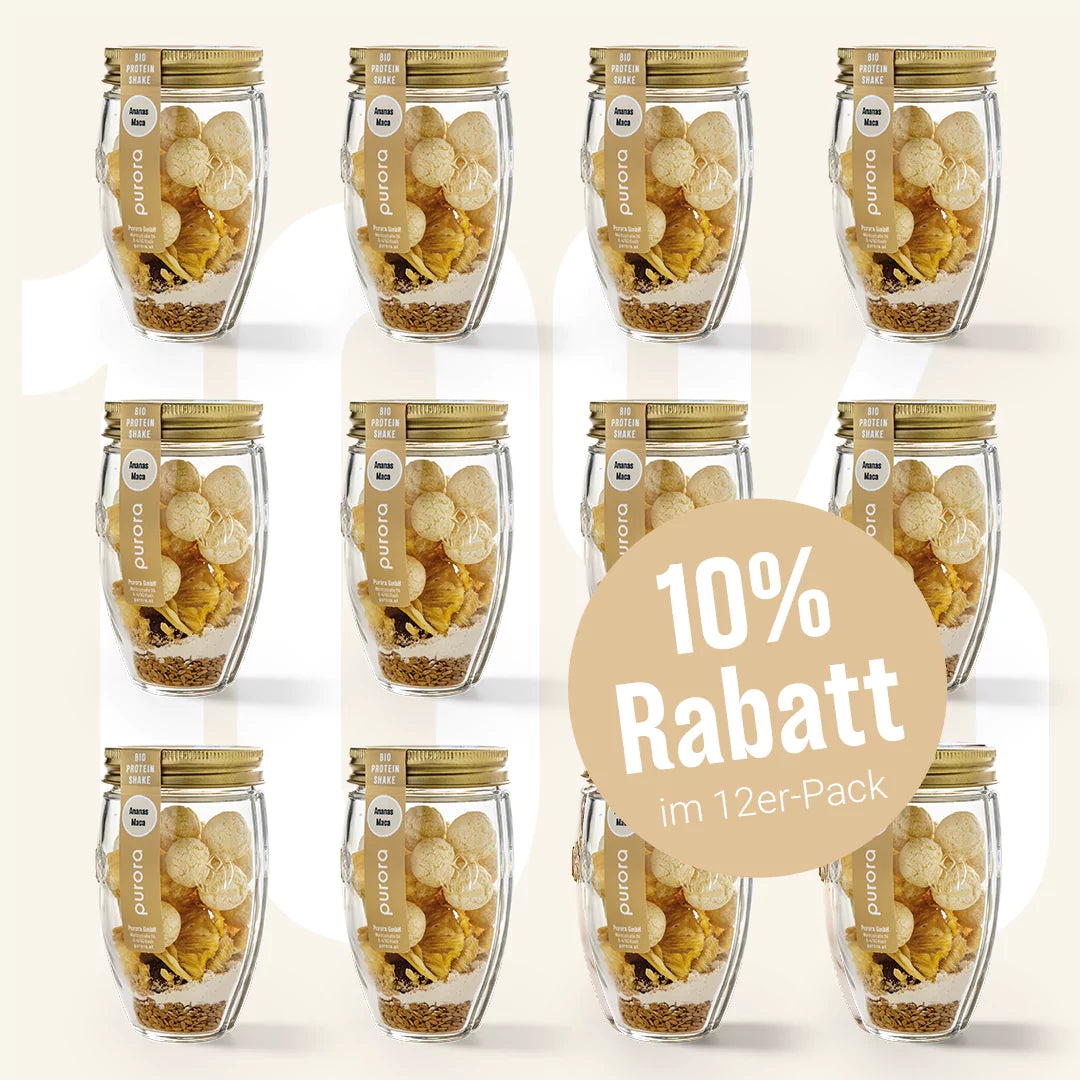PROTEIN SHAKE PLUS - Ananas, Leinsamen, Maca
