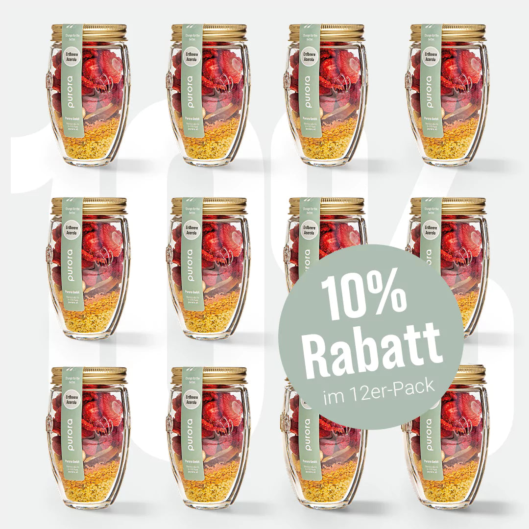 SMOOTHIE PLUS - Erdbeere, Acerola, Hericium