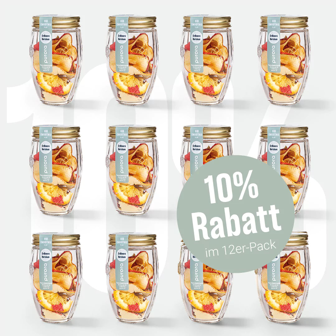 DTX SMOOTHIE PLUS - Erdbeere, Orange, Hericium