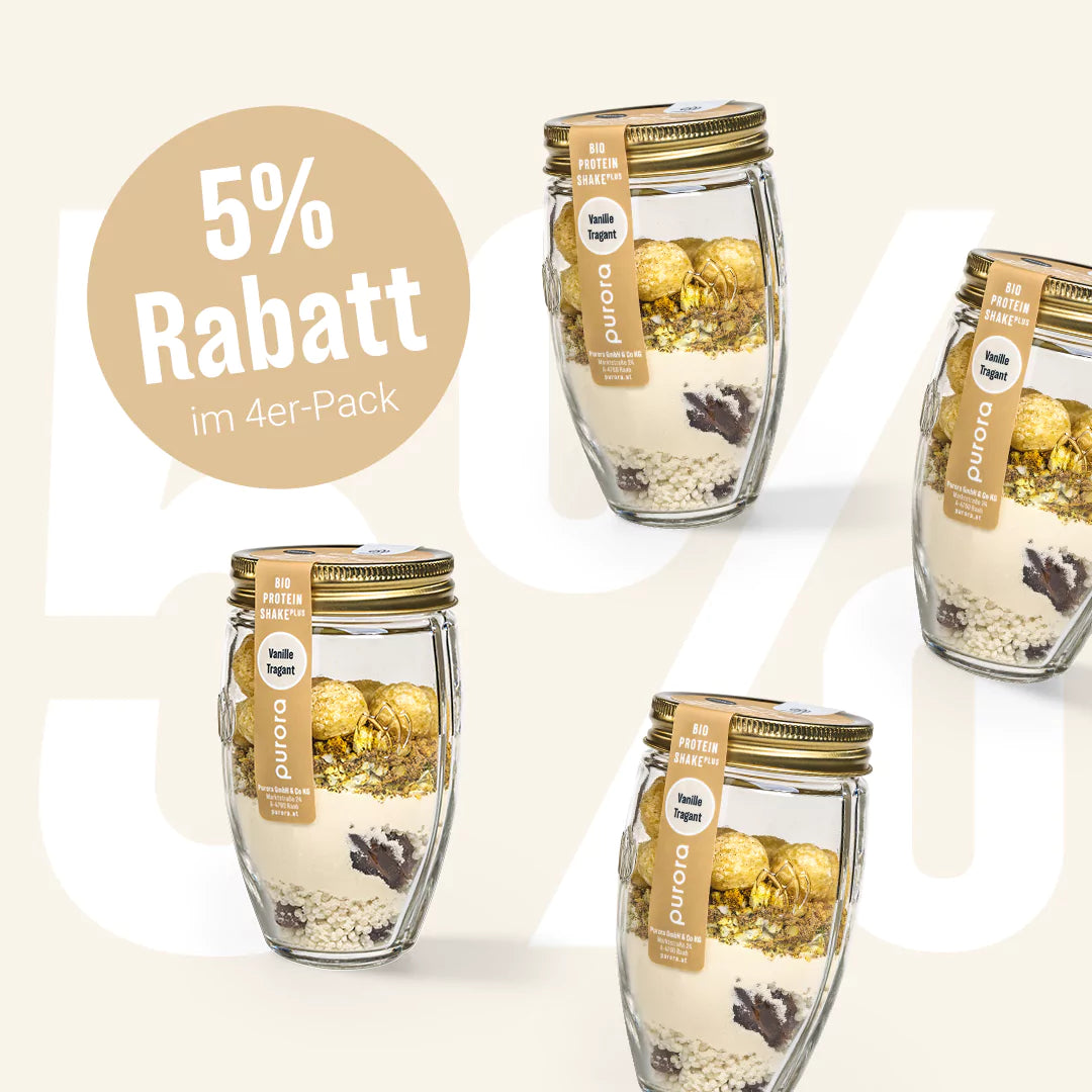 PROTEIN SHAKE PLUS - Bourbon Vanille, Tragant