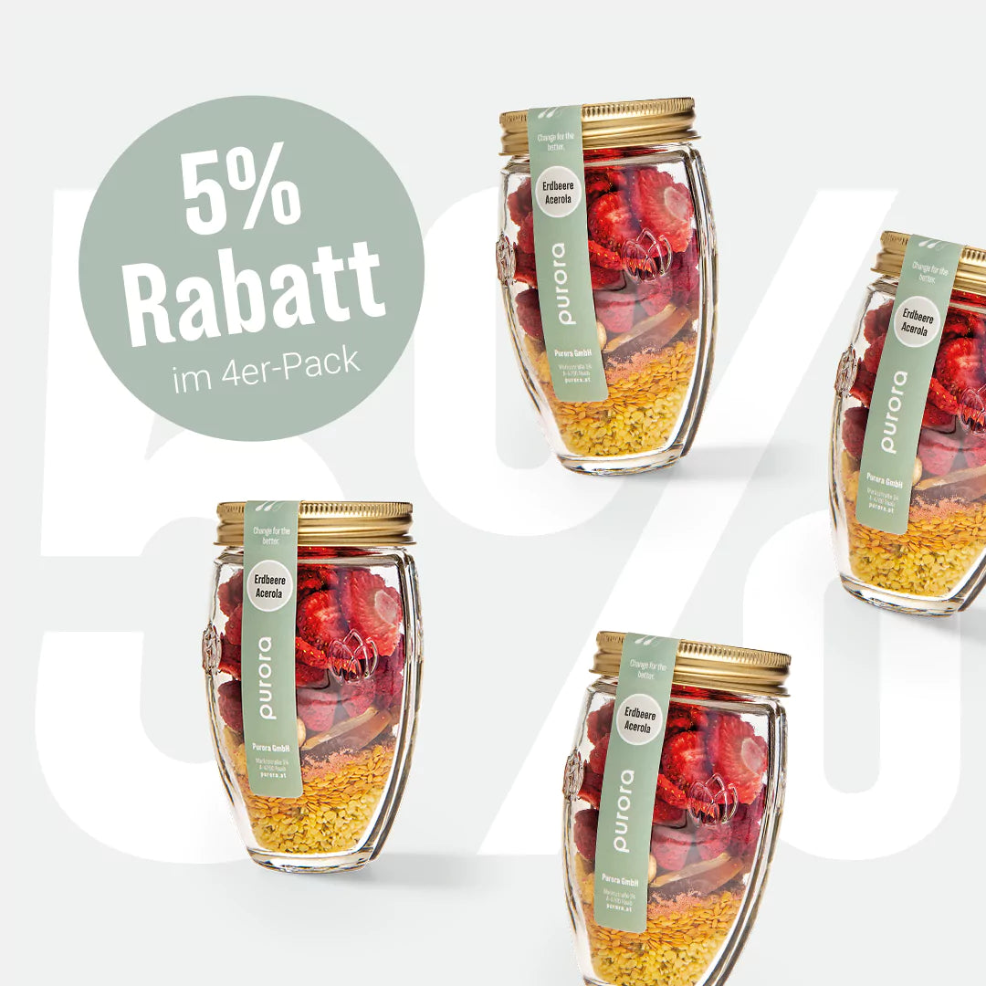 SMOOTHIE PLUS - Erdbeere, Acerola, Hericium