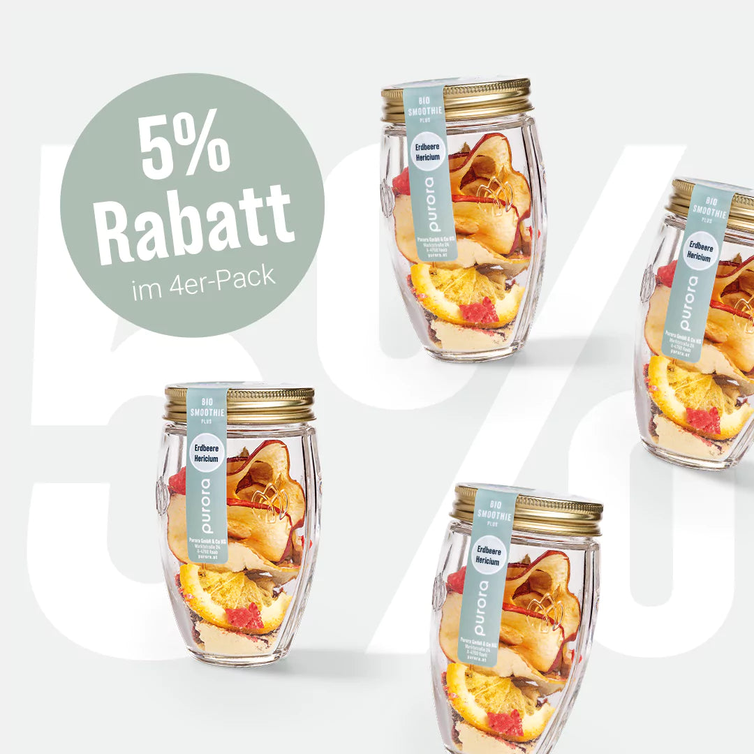 DTX SMOOTHIE PLUS - Erdbeere, Orange, Hericium