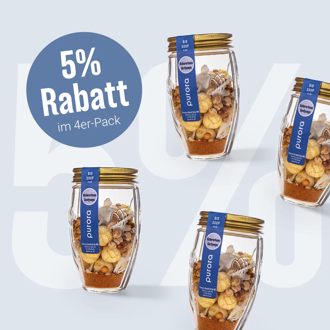 SOUP PLUS - Kichererbsen, Curry, Cordyceps