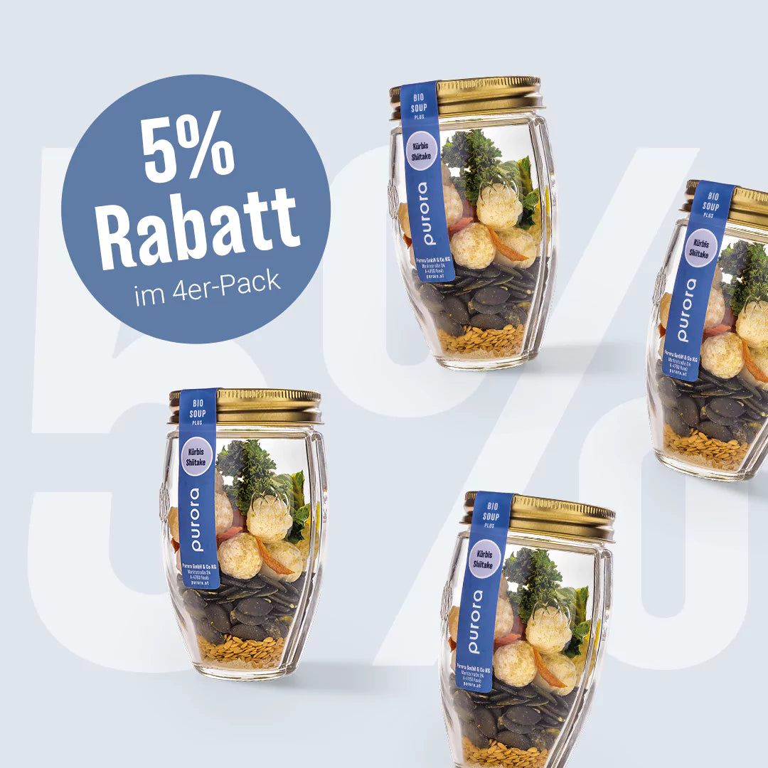 SOUP PLUS - Kürbiskern, Orange, Shiitake