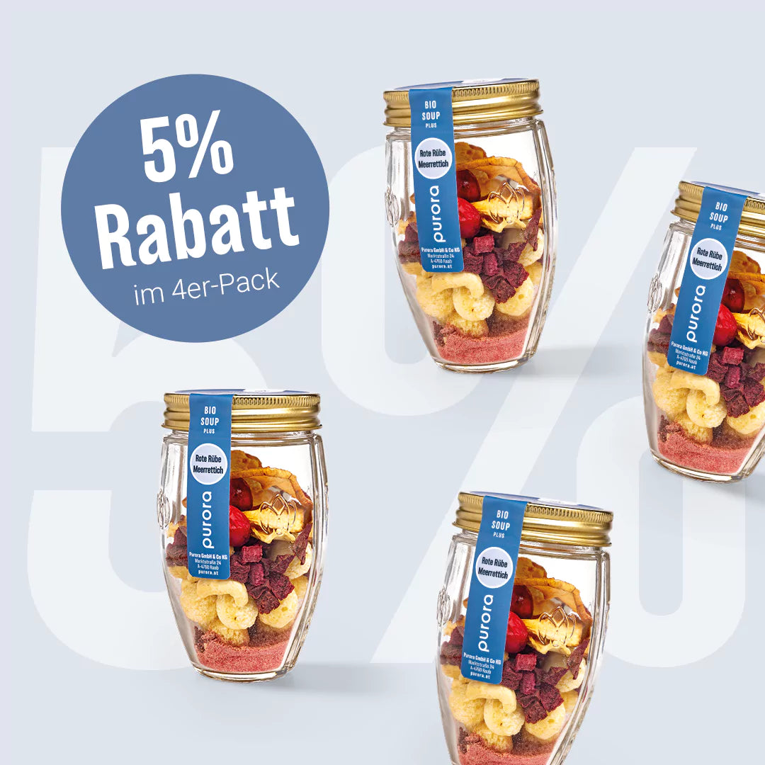 SOUP PLUS - Rote Rübe, Apfel, Meerrettich