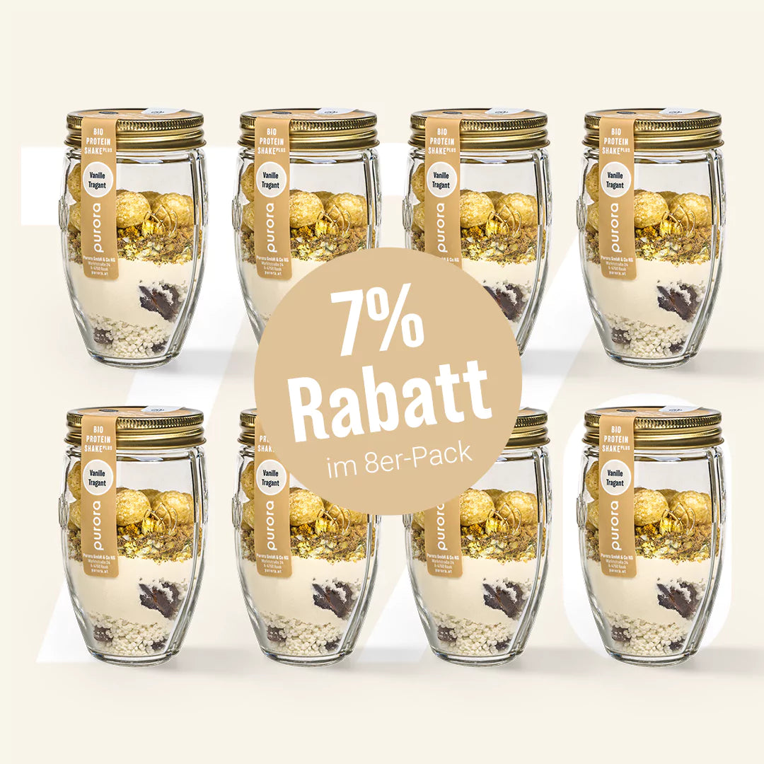 PROTEIN SHAKE PLUS - Bourbon Vanille, Tragant