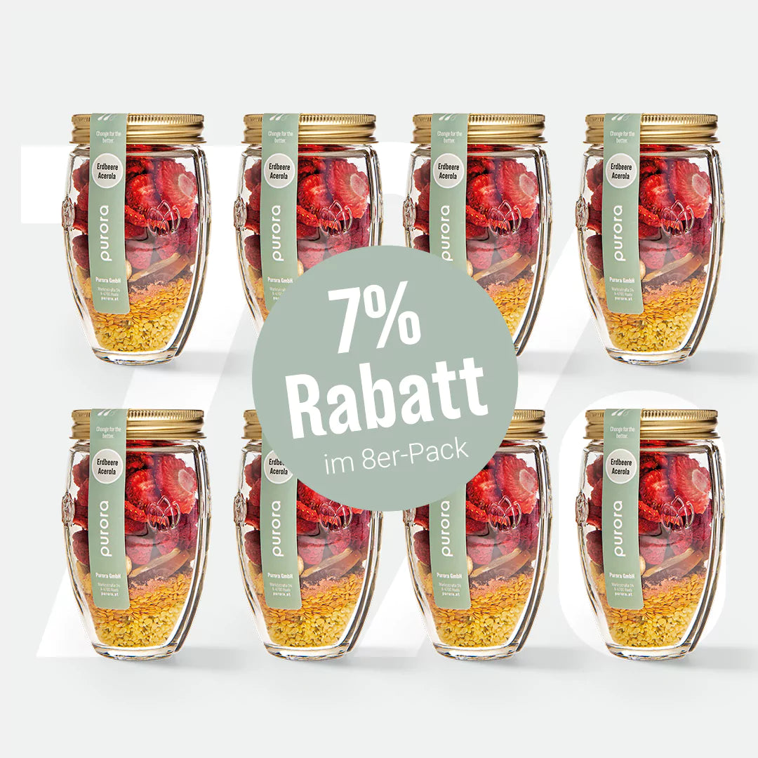 SMOOTHIE PLUS - Erdbeere, Acerola, Hericium