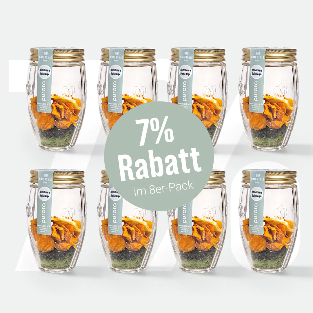 SMOOTHIE PLUS - Wildheidelbeere, Spirulina, Dulse Alge