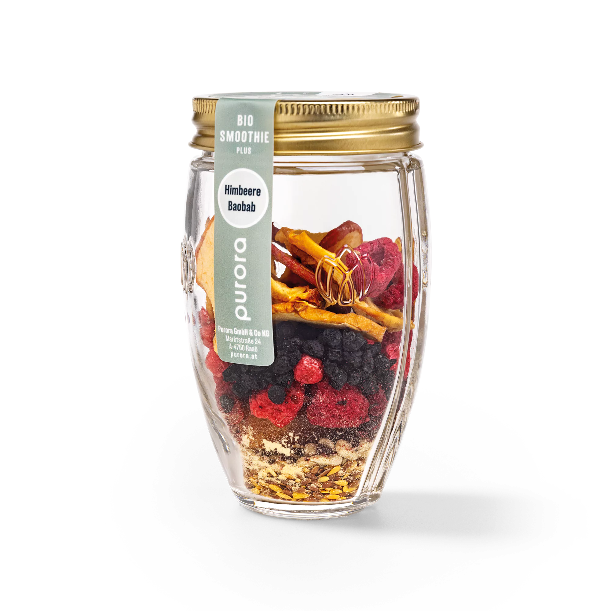 SMOOTHIE PLUS - Himbeere, Wildheidelbeere, Baobab