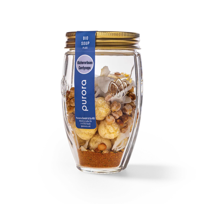 SOUP PLUS - Kichererbsen, Curry, Cordyceps