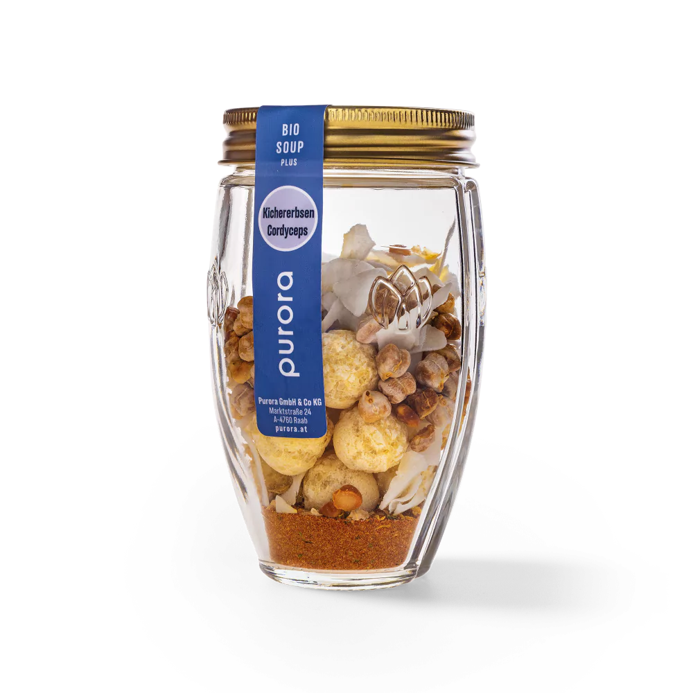 AKTION | SOUP PLUS - Kichererbsen, Kokos, Cordyceps