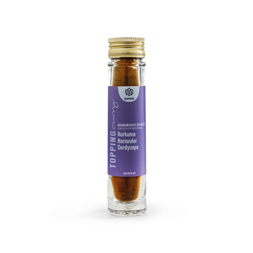 Gewürz Curry - Kurkuma, Koriander, Cordyceps