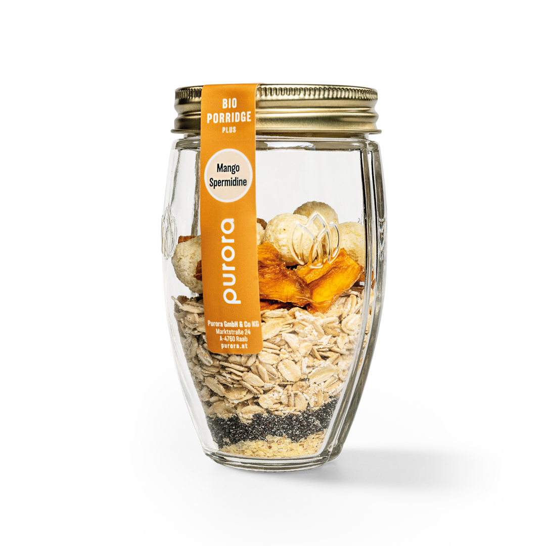 PORRIDGE PLUS - Mango, Mohn, Spermidine