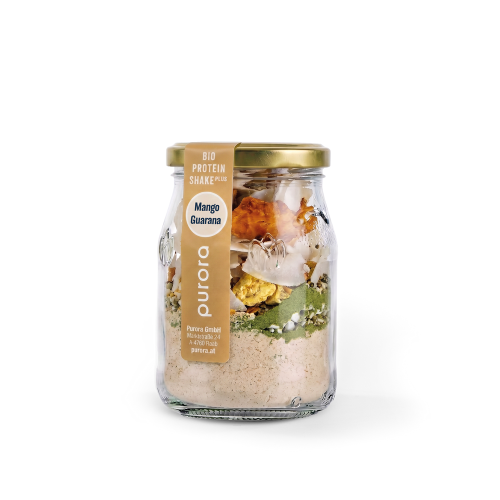  PROTEIN SHAKE PLUS - Mango, Guarana, Weizengras