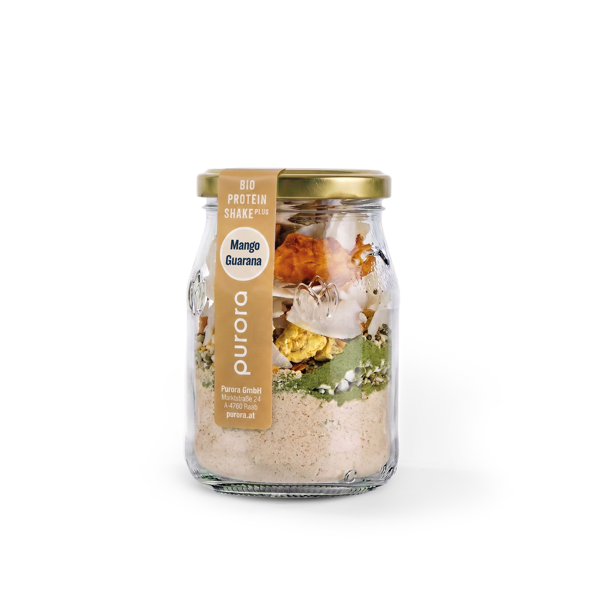 PROTEIN SHAKE PLUS - Mango, Guarana, Weizengras