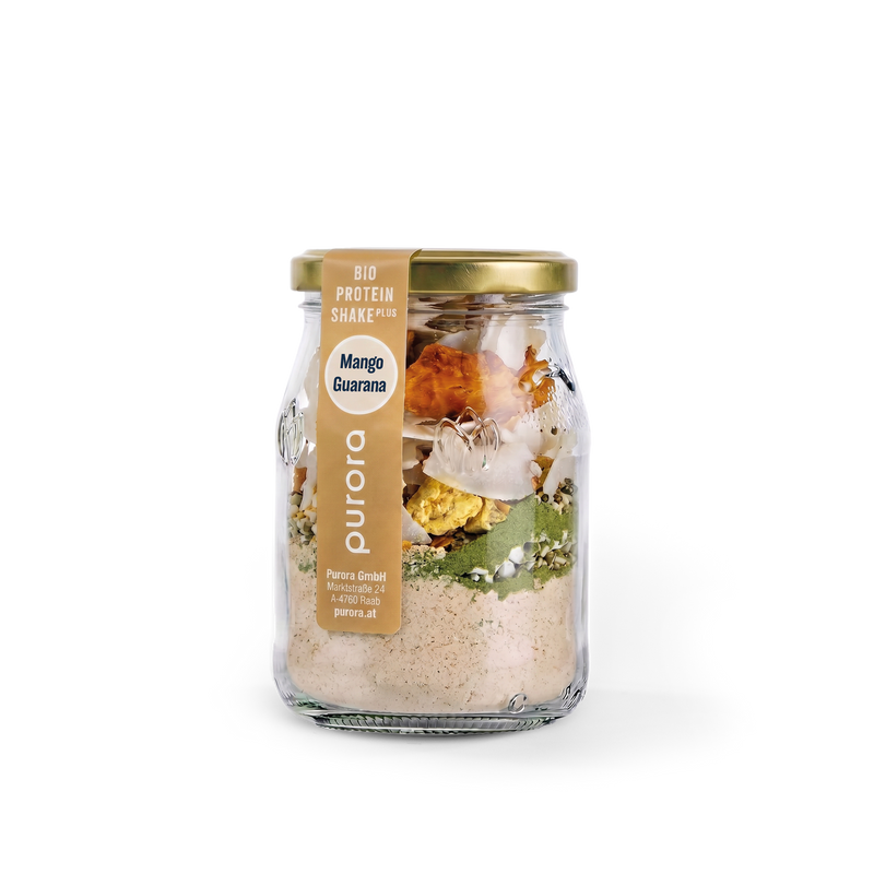 PROTEIN SHAKE PLUS - Mango, Guarana, Weizengras