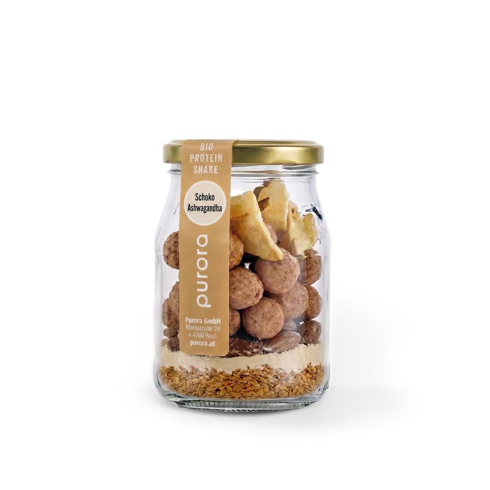 PROTEIN SHAKE PLUS - Schoko, Birne, Ashwagandha