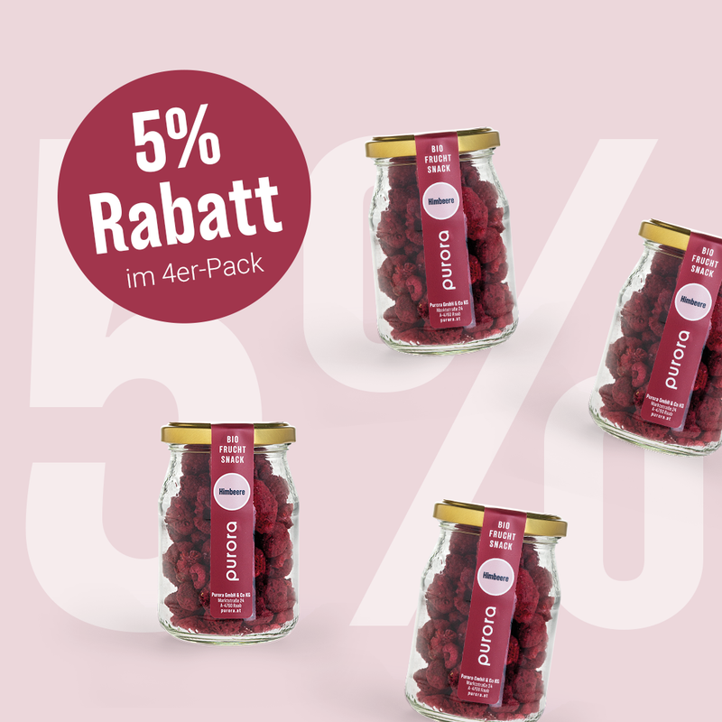 FRUCHT SNACK - Himbeere handselektiert