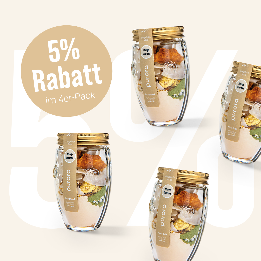 PROTEIN SHAKE PLUS - Mango, Guarana, Weizengras