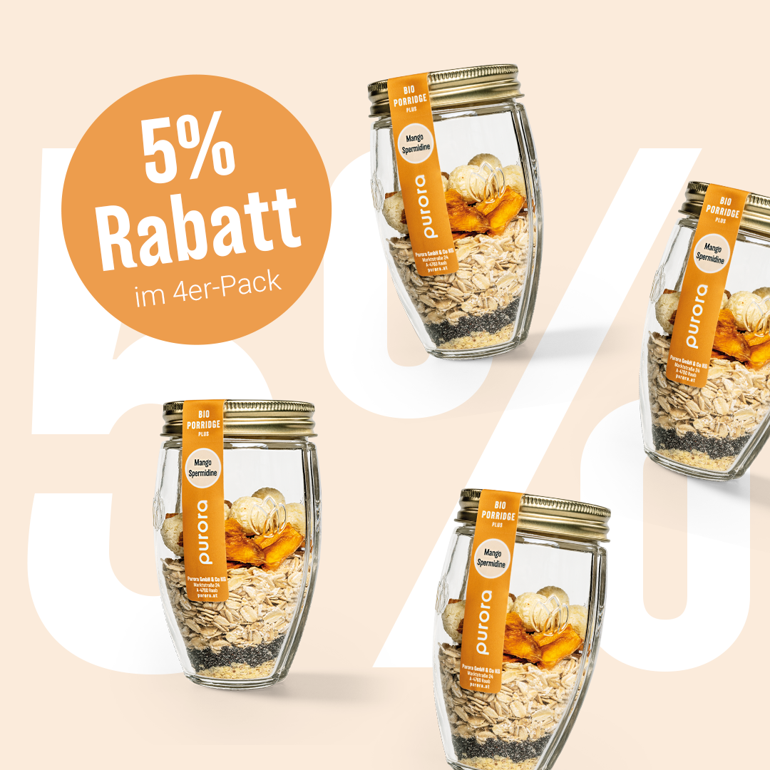 PORRIDGE PLUS - Mango, Mohn, Spermidine