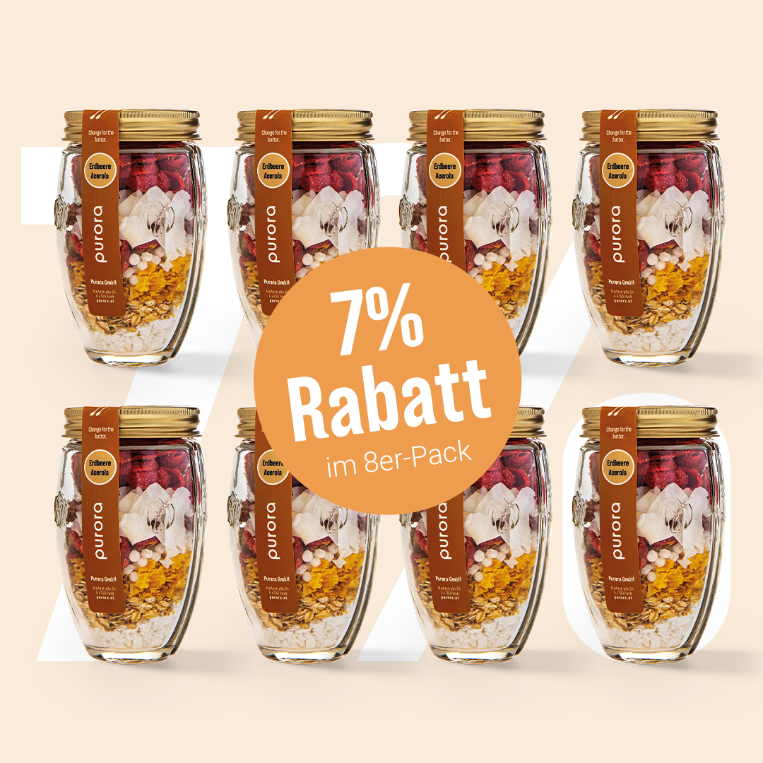 PORRIDGE PLUS - Erdbeere, Kokos, Acerola